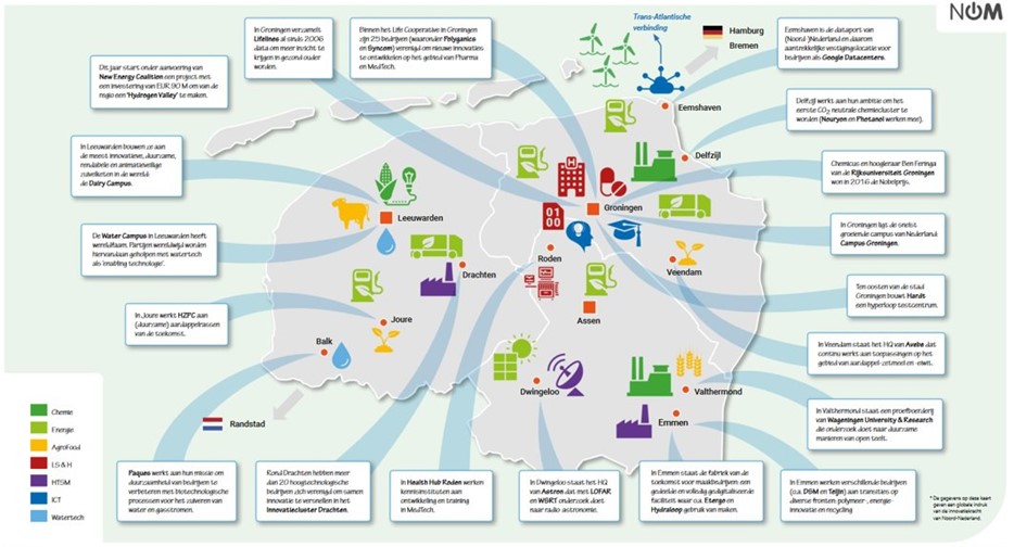 Innovation map Northern Netherlands